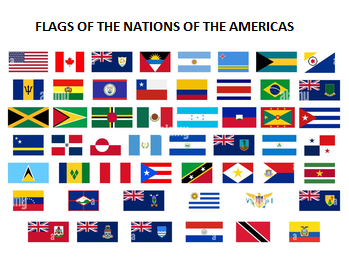 Flags of the Nations of the Americas (American Quadrisphere)